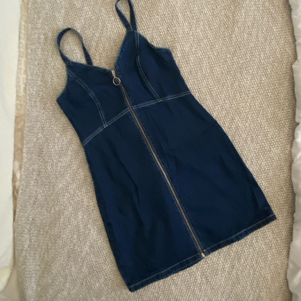 TOPSHOP DENIM DRESS